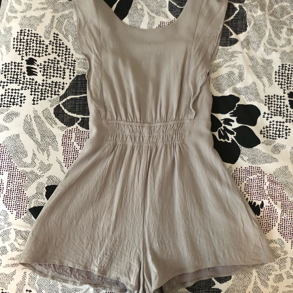 Gray Romper